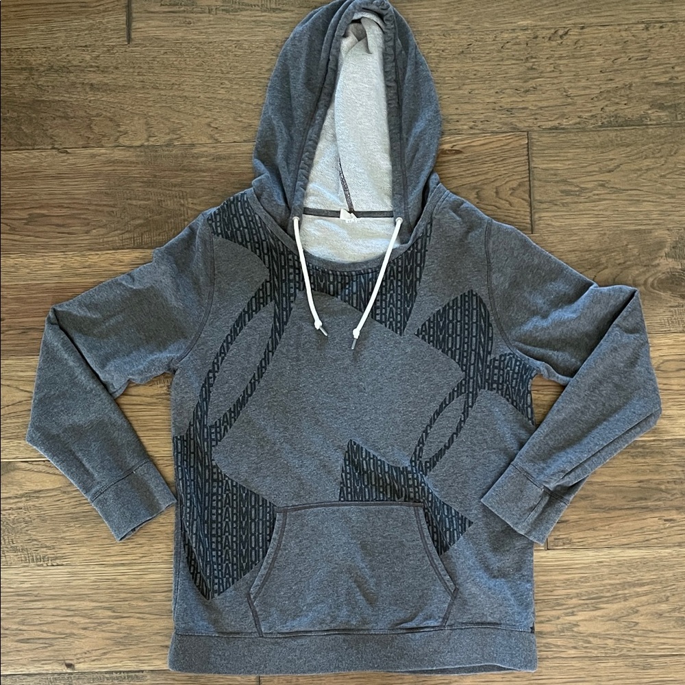 Under Armour Gray Hoodie with Black Accents